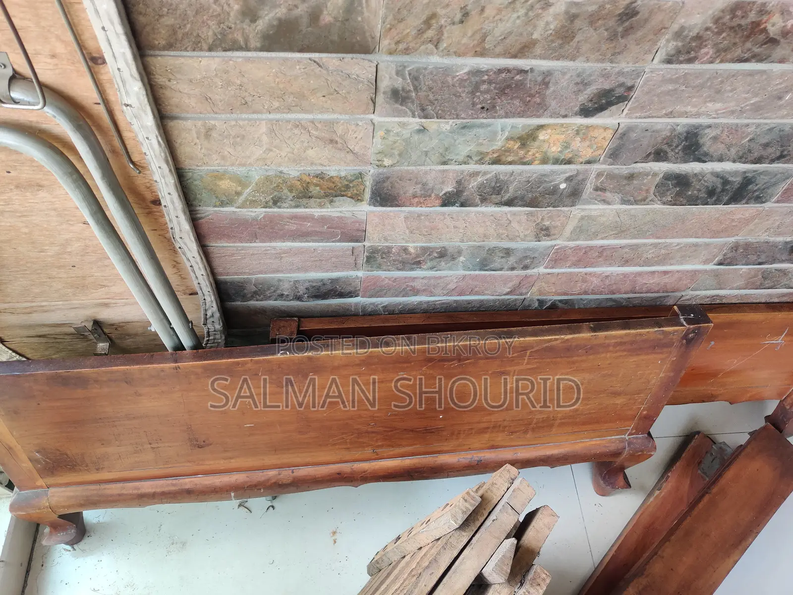 Solid Wooden Bed