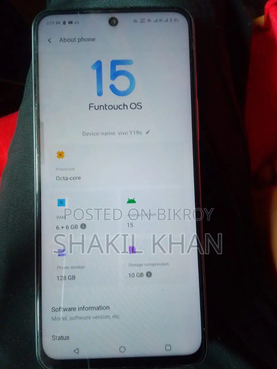 Vivo Y19s (Used)