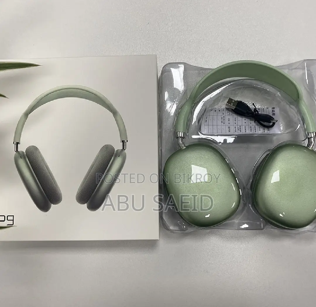 P9 Wireless Bluetooth Headphone V5.1 Anc 8h Playtime NFC Blue