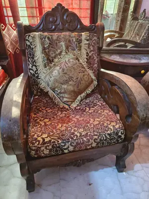 Original Mahogany Wood Sofa, 3 Years Used