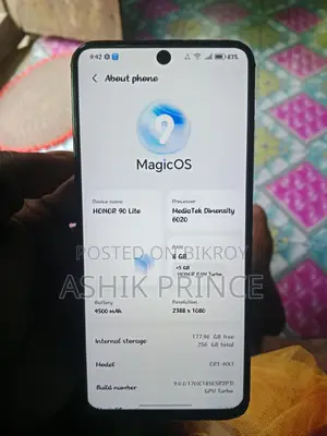 Honor 90 Lite 8+5 256 (Used)