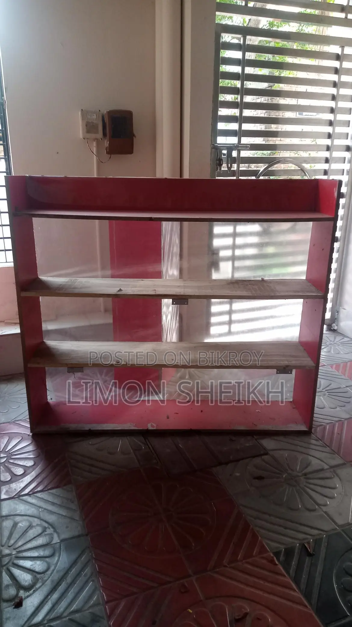 Display Rack Made of Partex