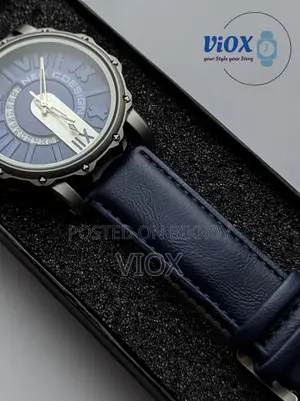 Stylish NEPiC Watch With Date | Light Blue/White Dial