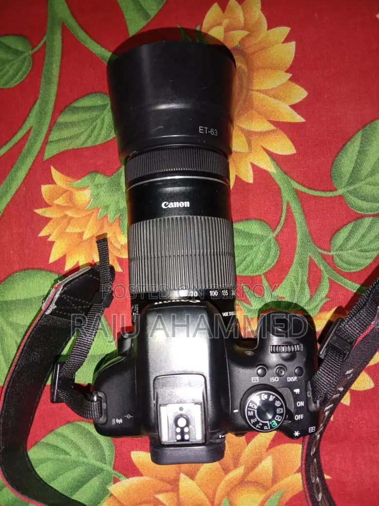Canon 750D & 55-250 STM zoom lens....