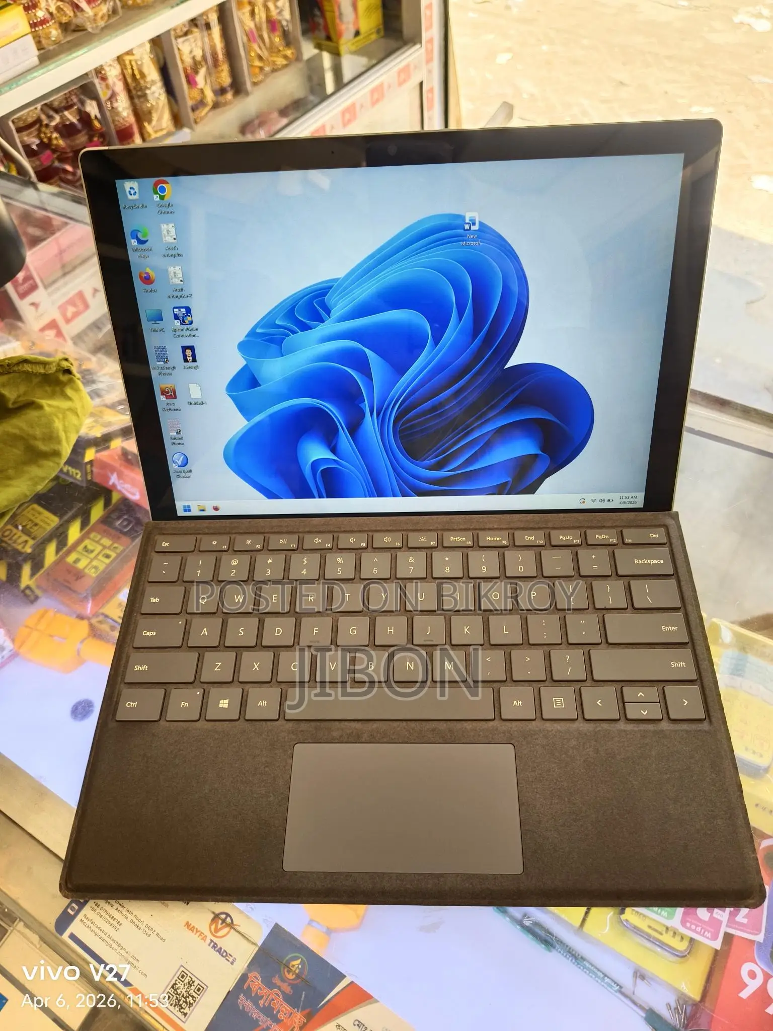 Laptop Microsoft Surface Pro 7 16GB Intel Core I7 SSD 256GB