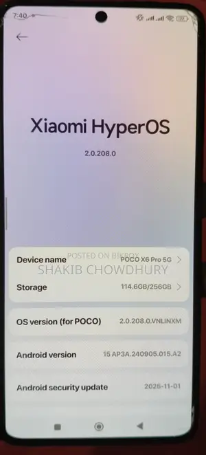 Xiaomi Poco X6 Pro (Used)