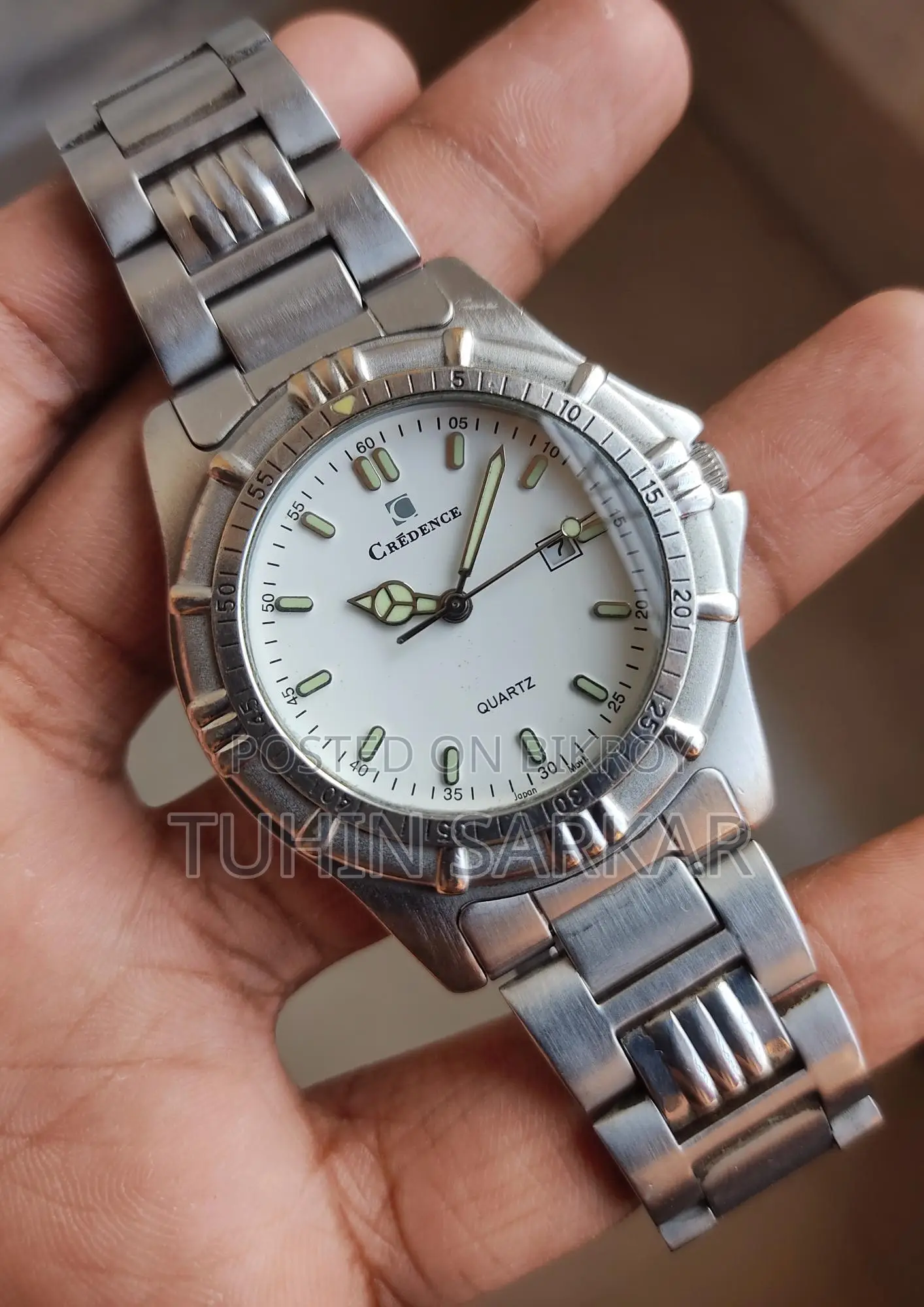 Credence Vintage Dive Style | Mercedes Hands & Date Quartz Watch