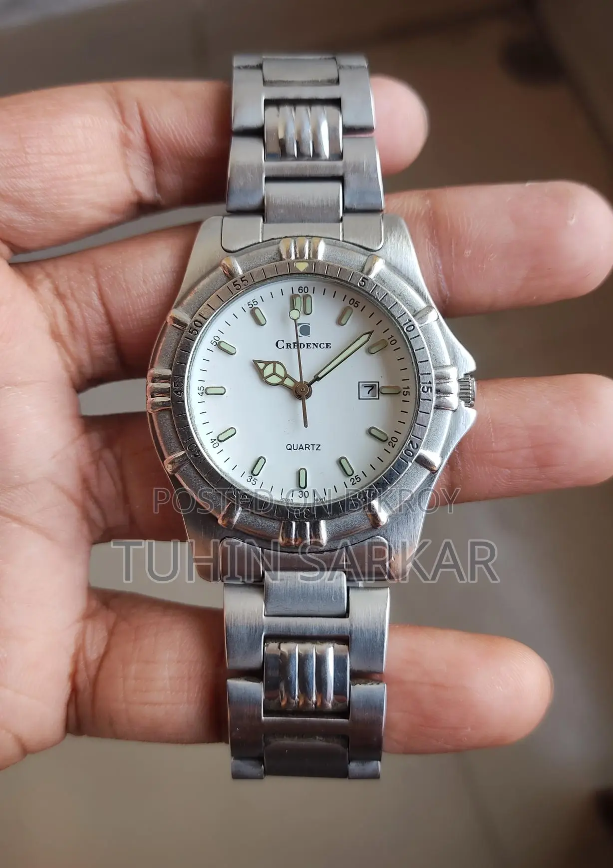 Credence Vintage Dive Style | Mercedes Hands & Date Quartz Watch
