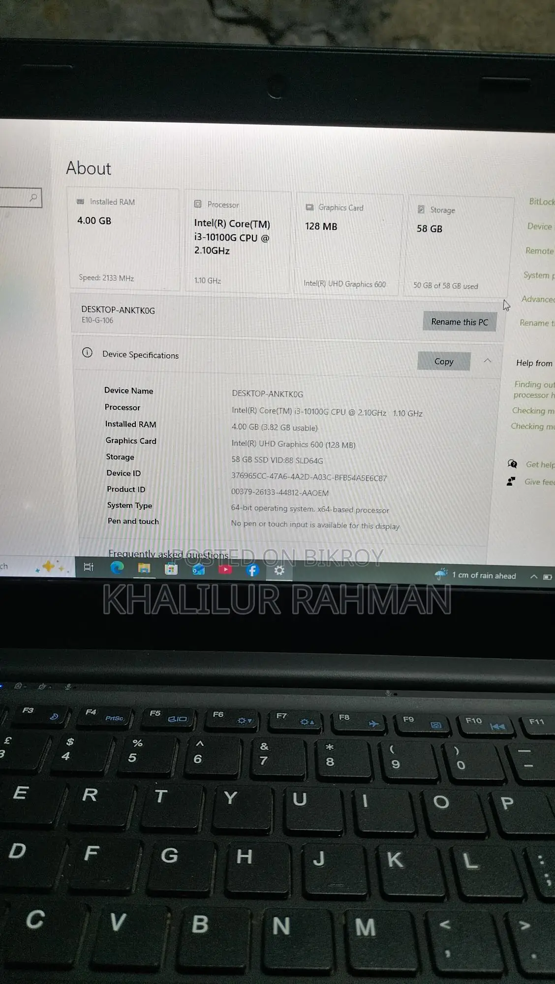 E10 Laptop Full Fresh