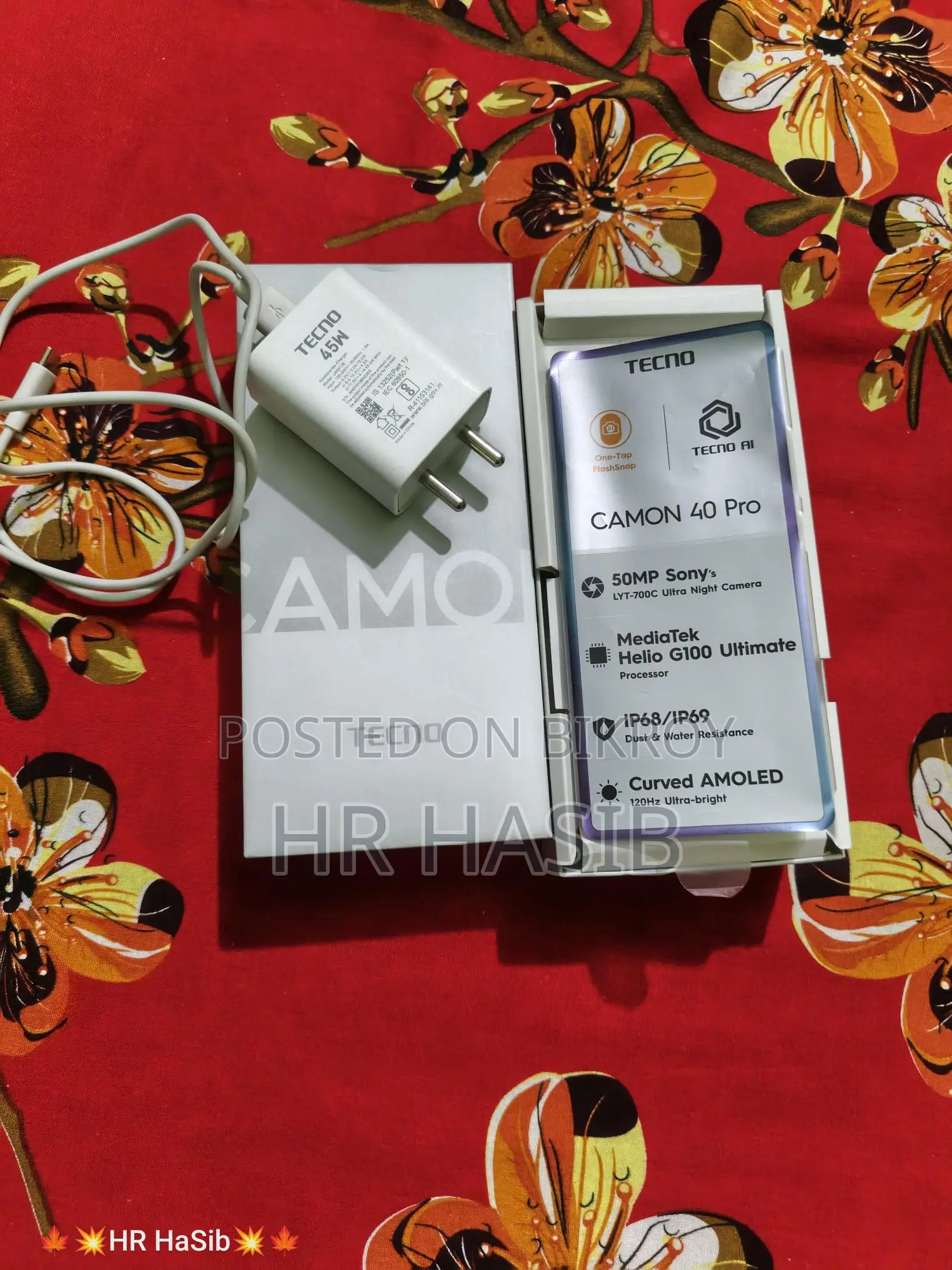 Tecno Camon 40 Pro . (Used)
