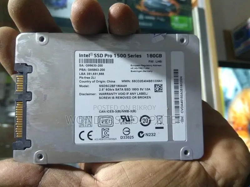 The Intel 180GB SSD is a dependable solid-state drive