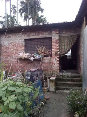 Land with house for sale, suitable for a small family. 12-foot road access.