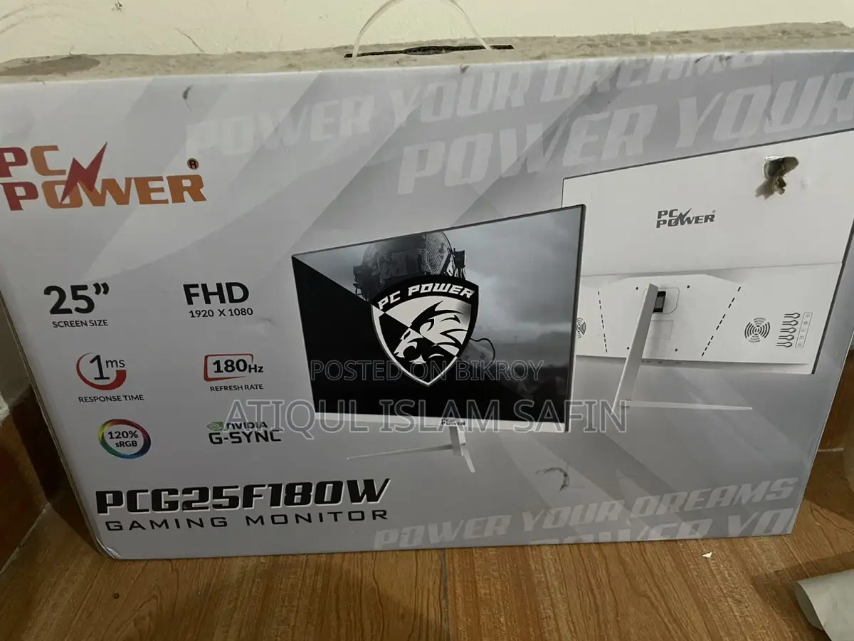 মাত্র একদিন ব্যবহৃত Pc Power মনিটর