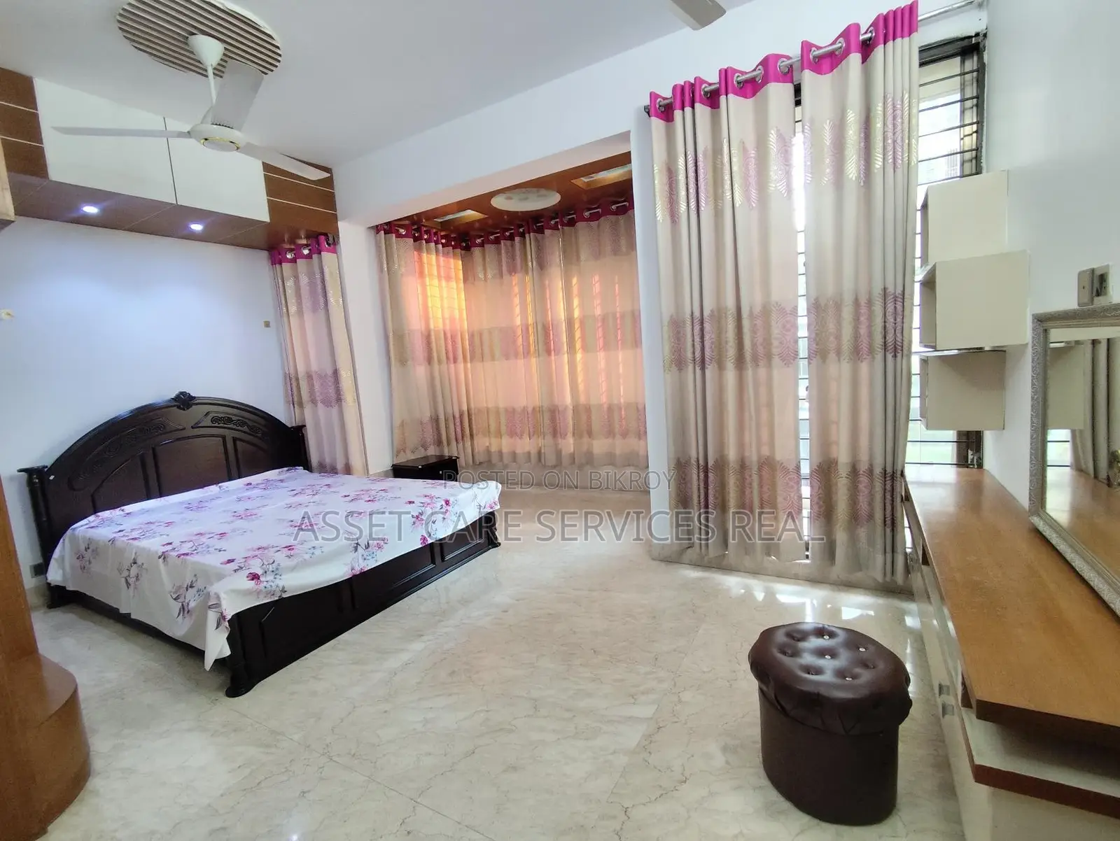 3Bed Fully-Furnished Apartment Rent Baridhara Diplomatic Zone