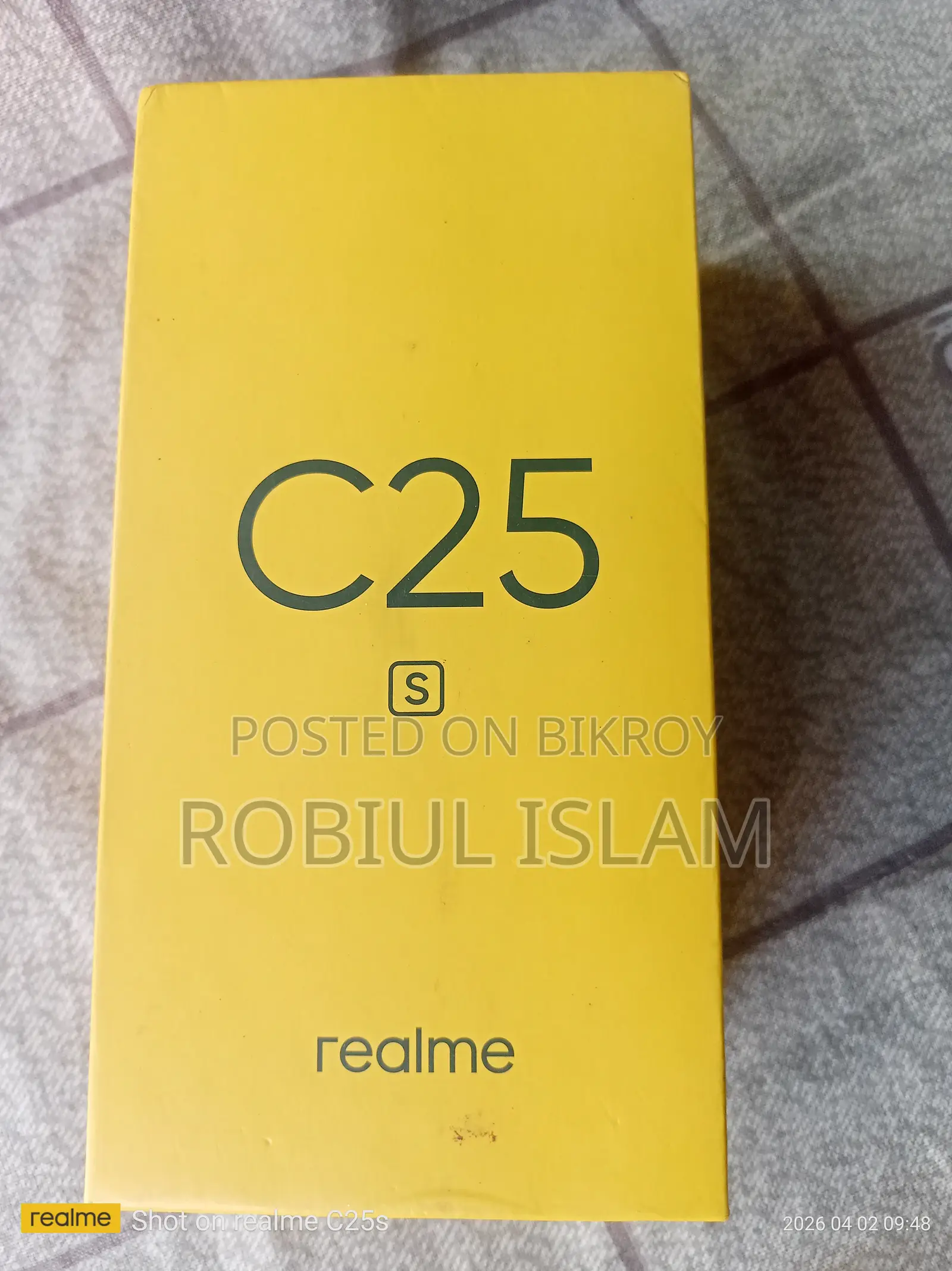 Realme C25s 4/128 Helio G85 (Used)