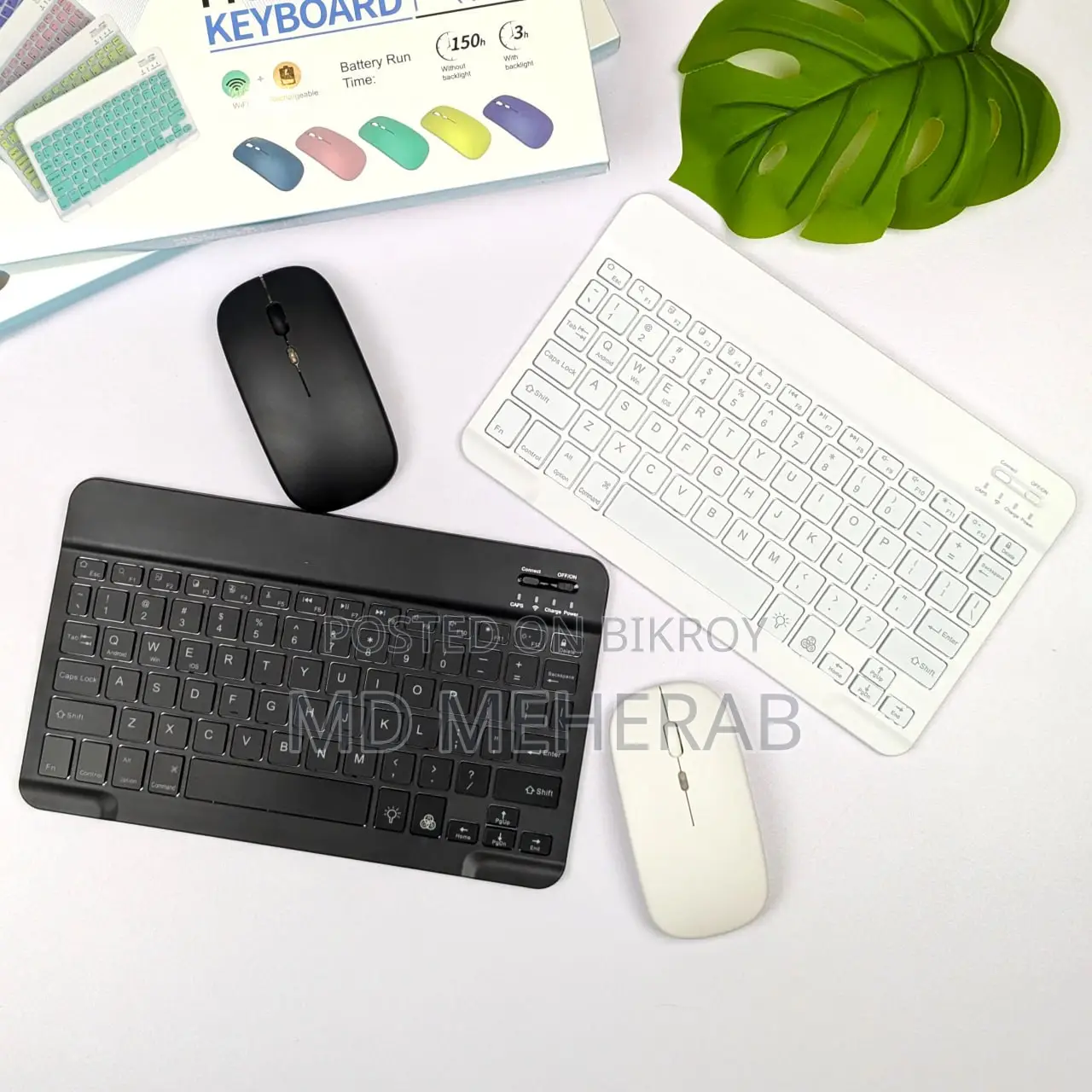 Ultra Thin Rechargeable Rgb Keyboard and Mouse Combo