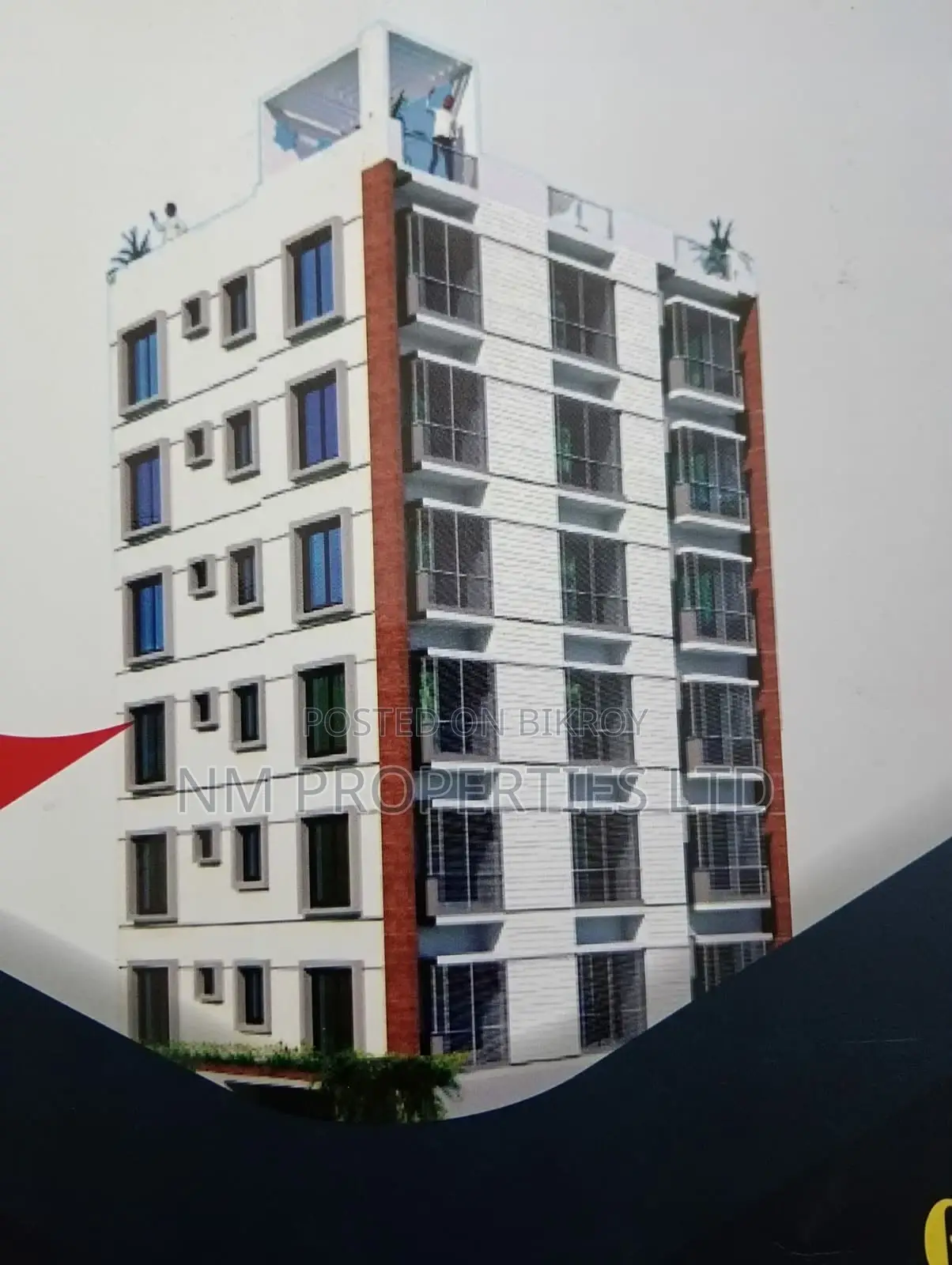 ১০৫০ বর্গফুটের ফ্ল্যাট বিক্রি করা হবে