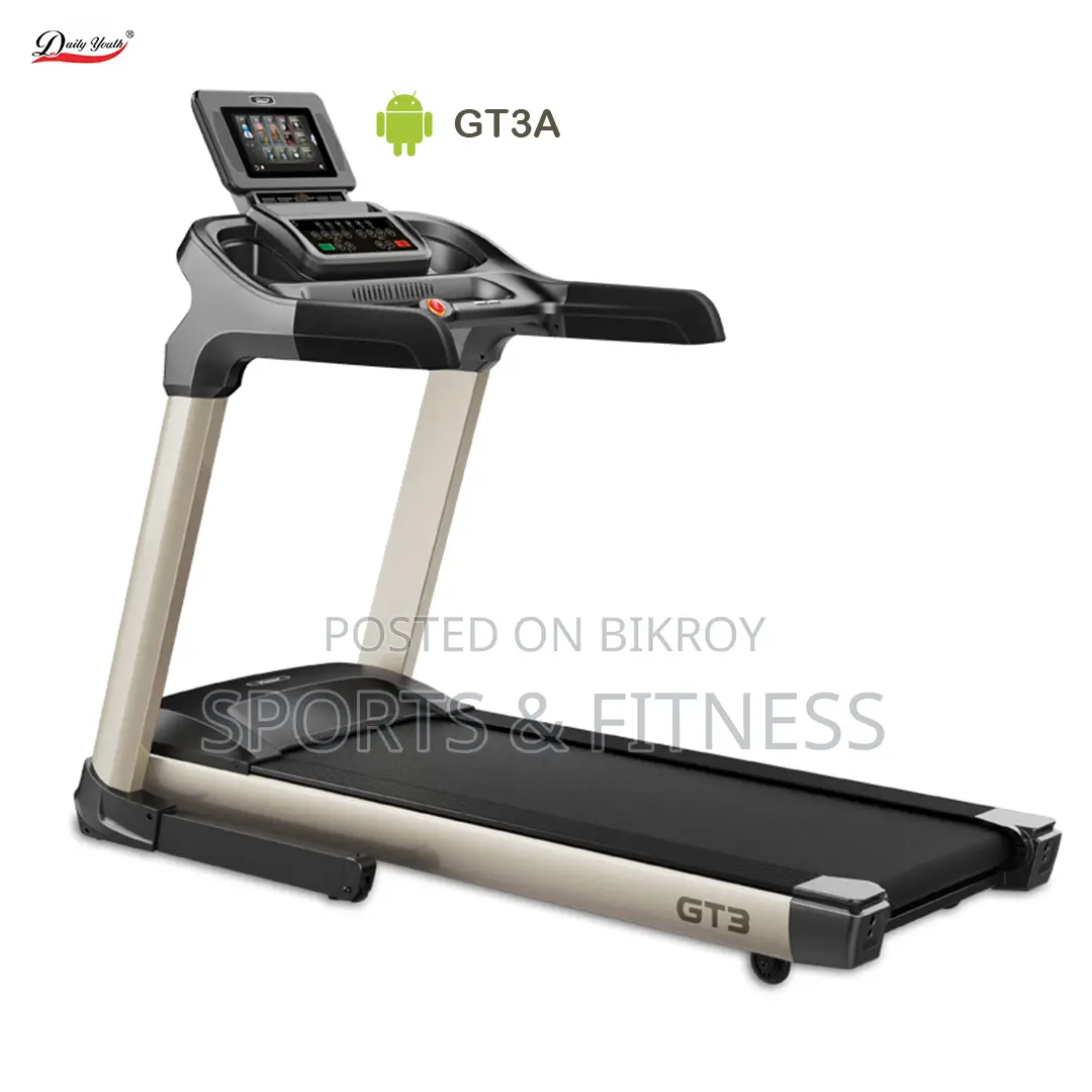 Android Version Light Commercial Motorized Treadmill