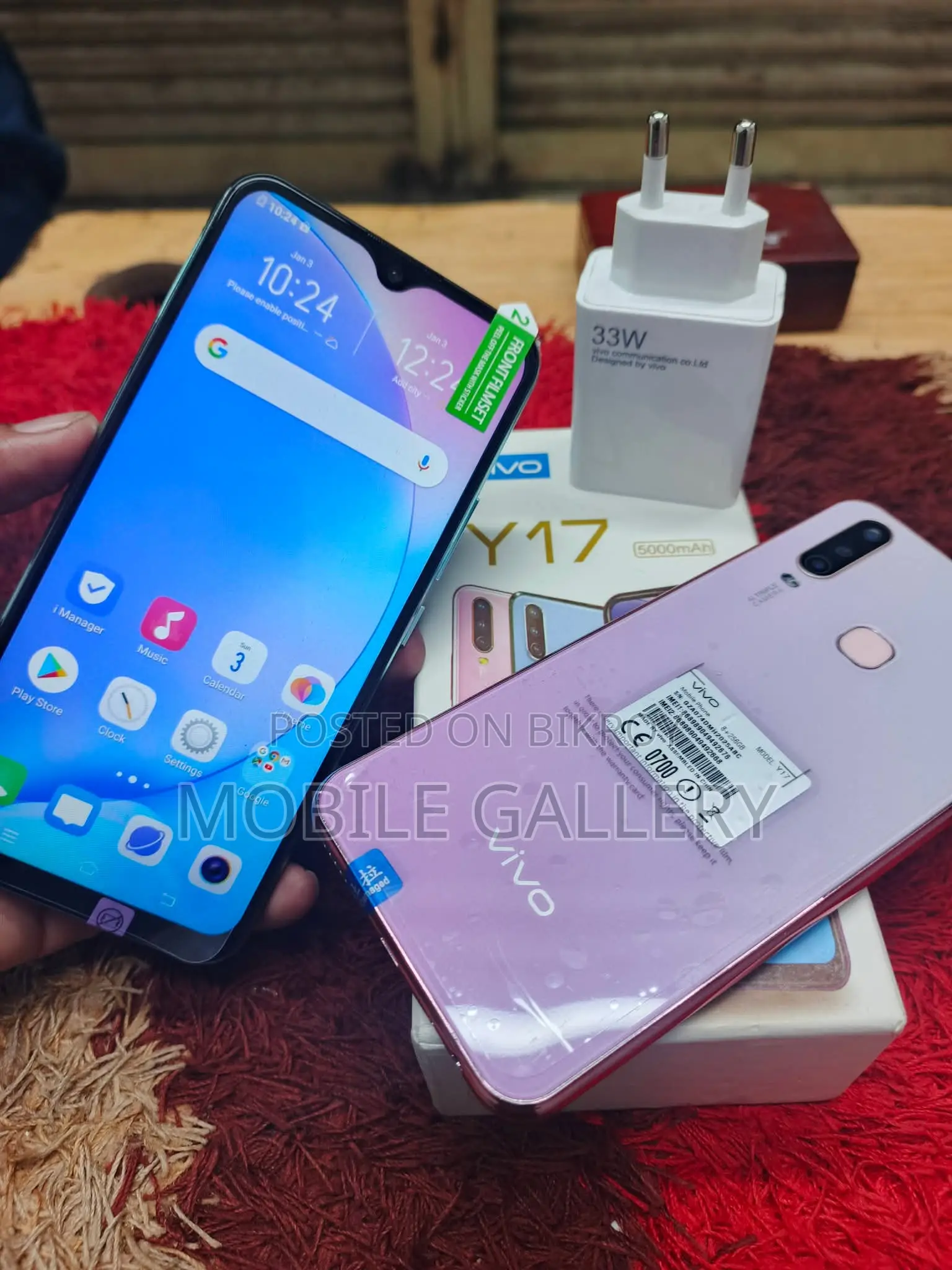 Vivo Y17 8+256 Super offer (Brand New)