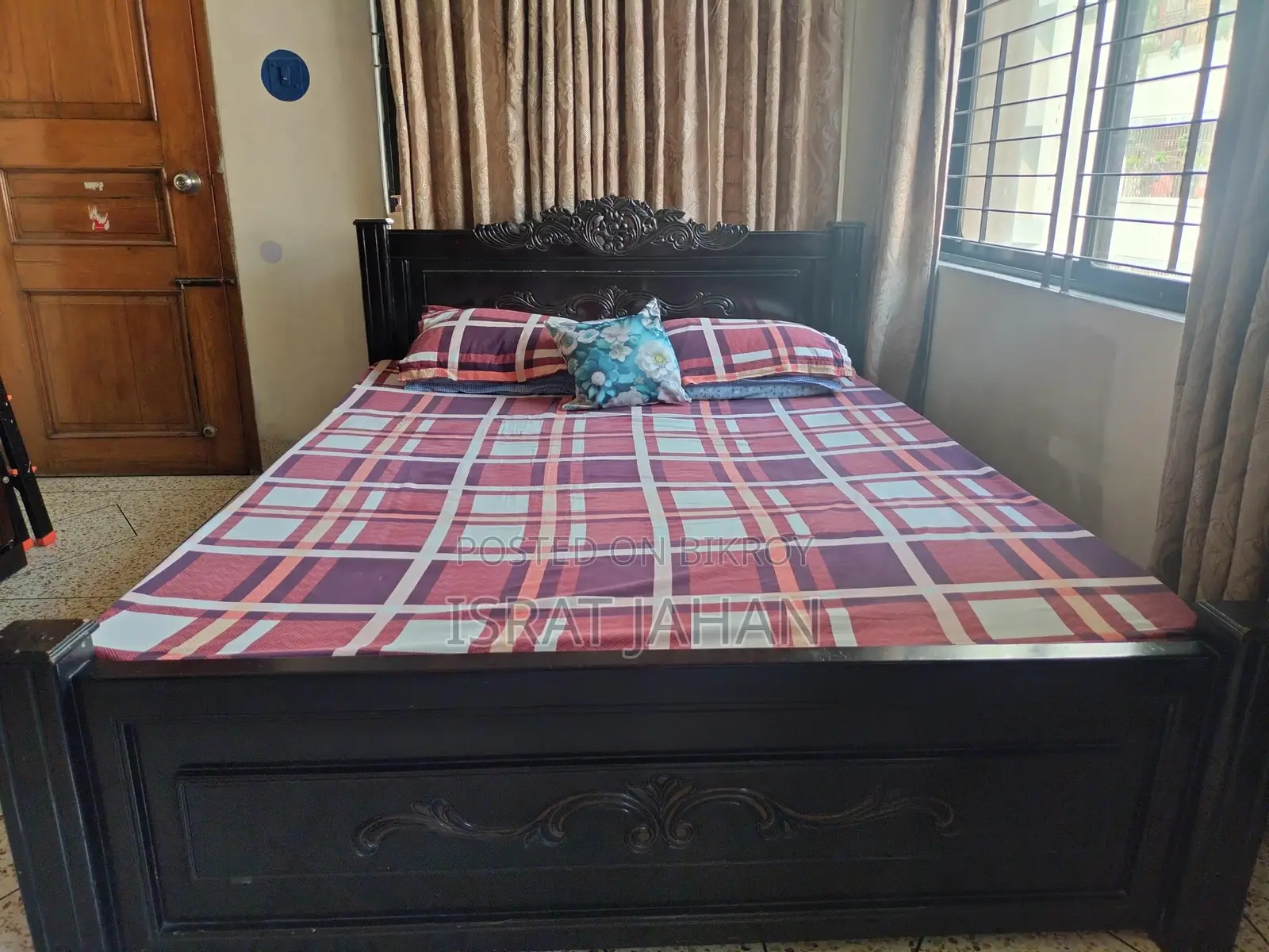 Double Bed with Mattress