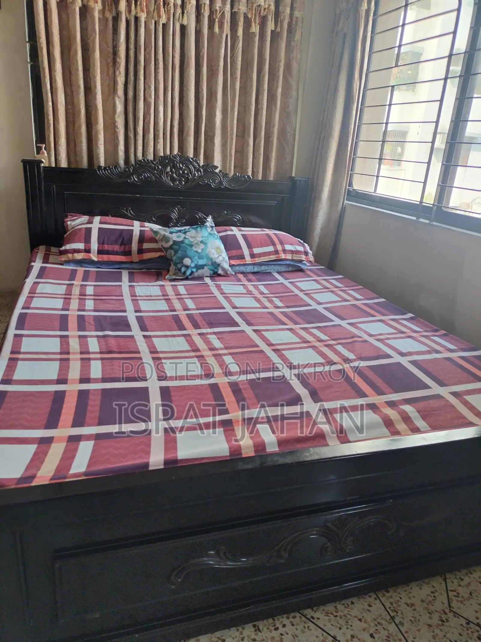 Double Bed with Mattress