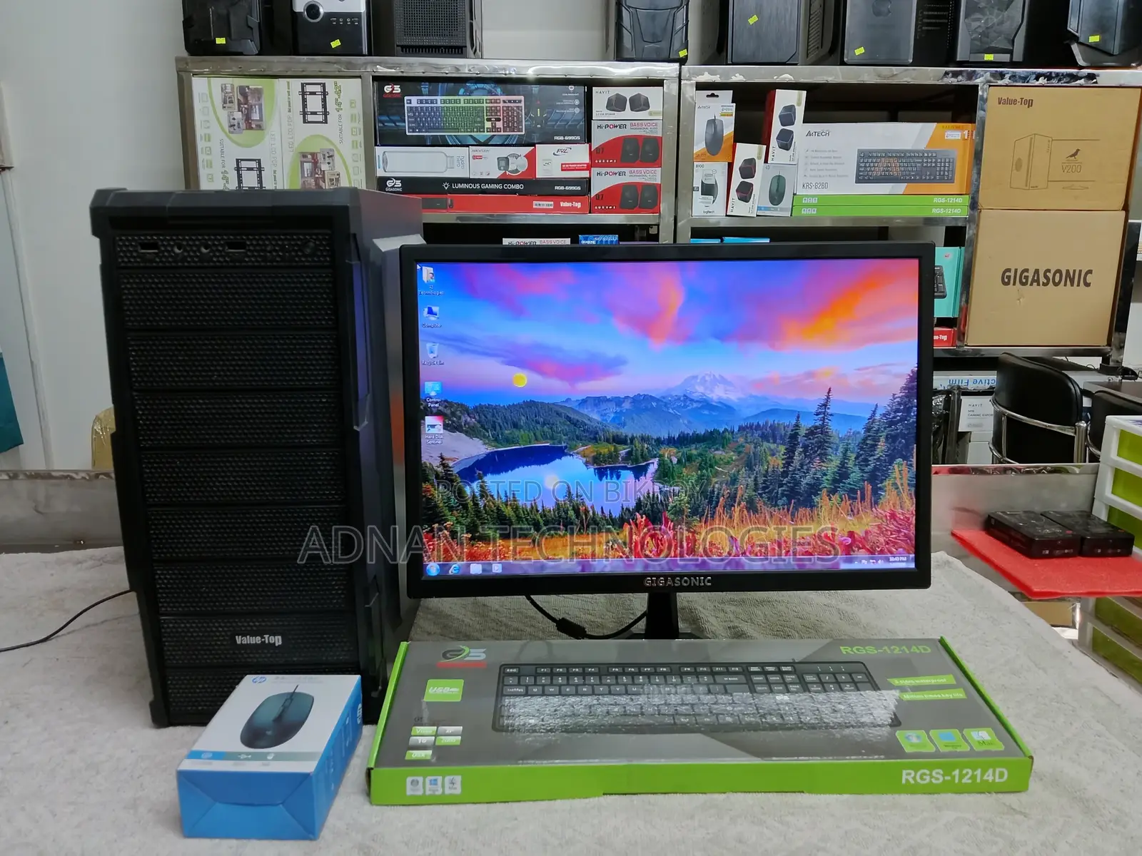 Full Desktop Setup | Dual Core | 19″ HD LED Monitor + Accessories
