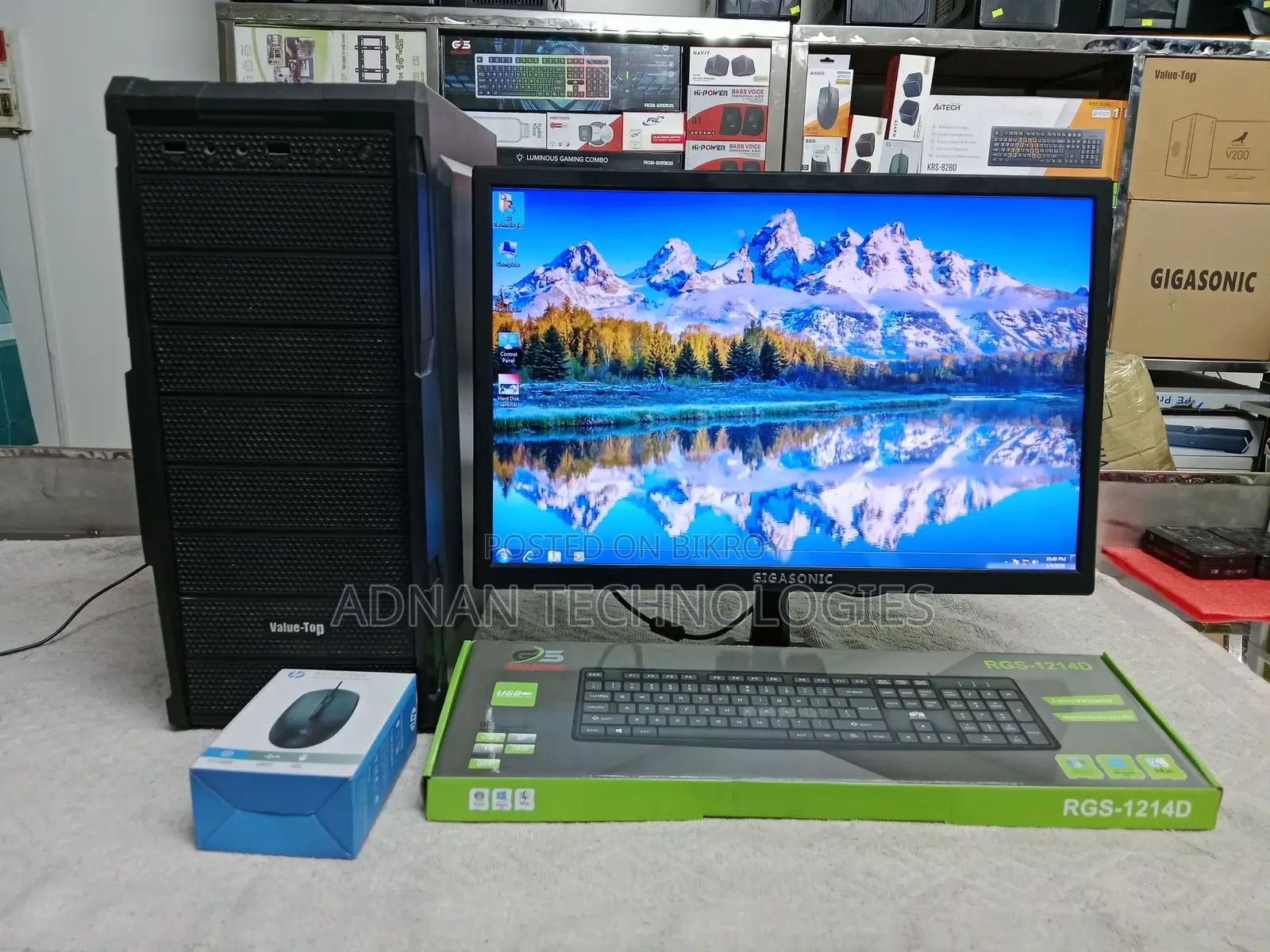 Full Desktop Setup | Dual Core | 19″ HD LED Monitor + Accessories