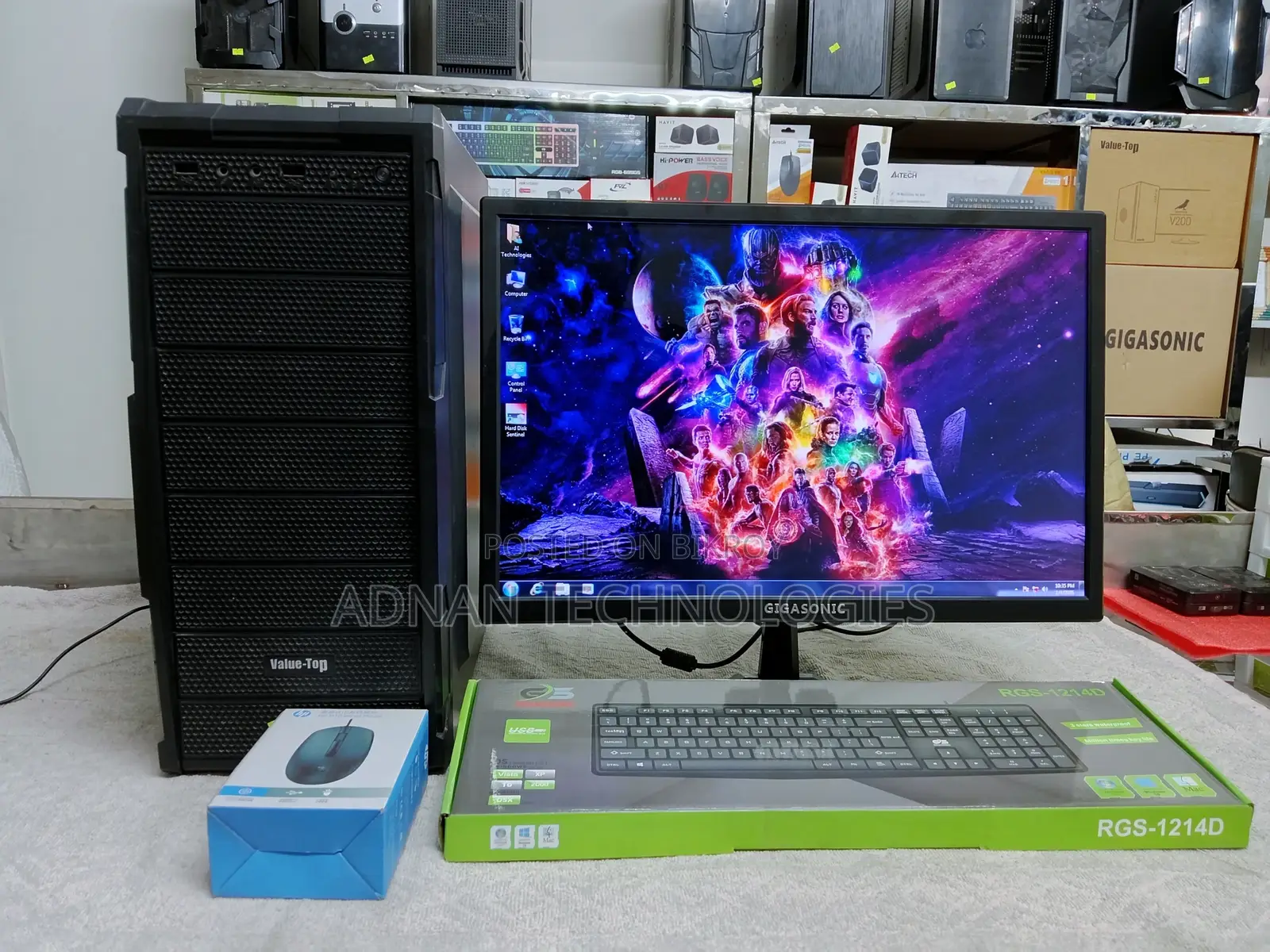Full Desktop Setup | Dual Core | 19″ HD LED Monitor + Accessories