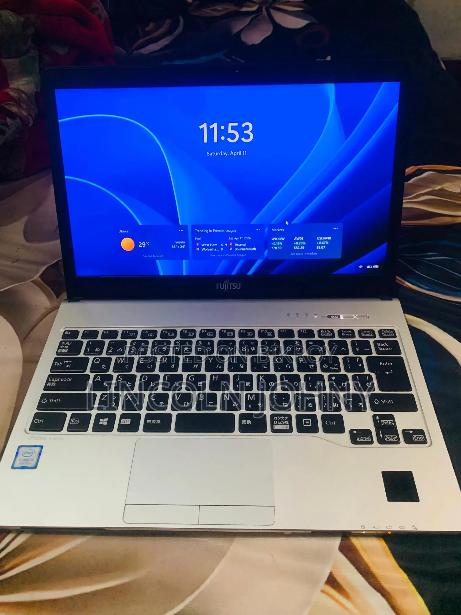 fujitsu laptop sell hobe fresh condition (emergency tk dorkar)