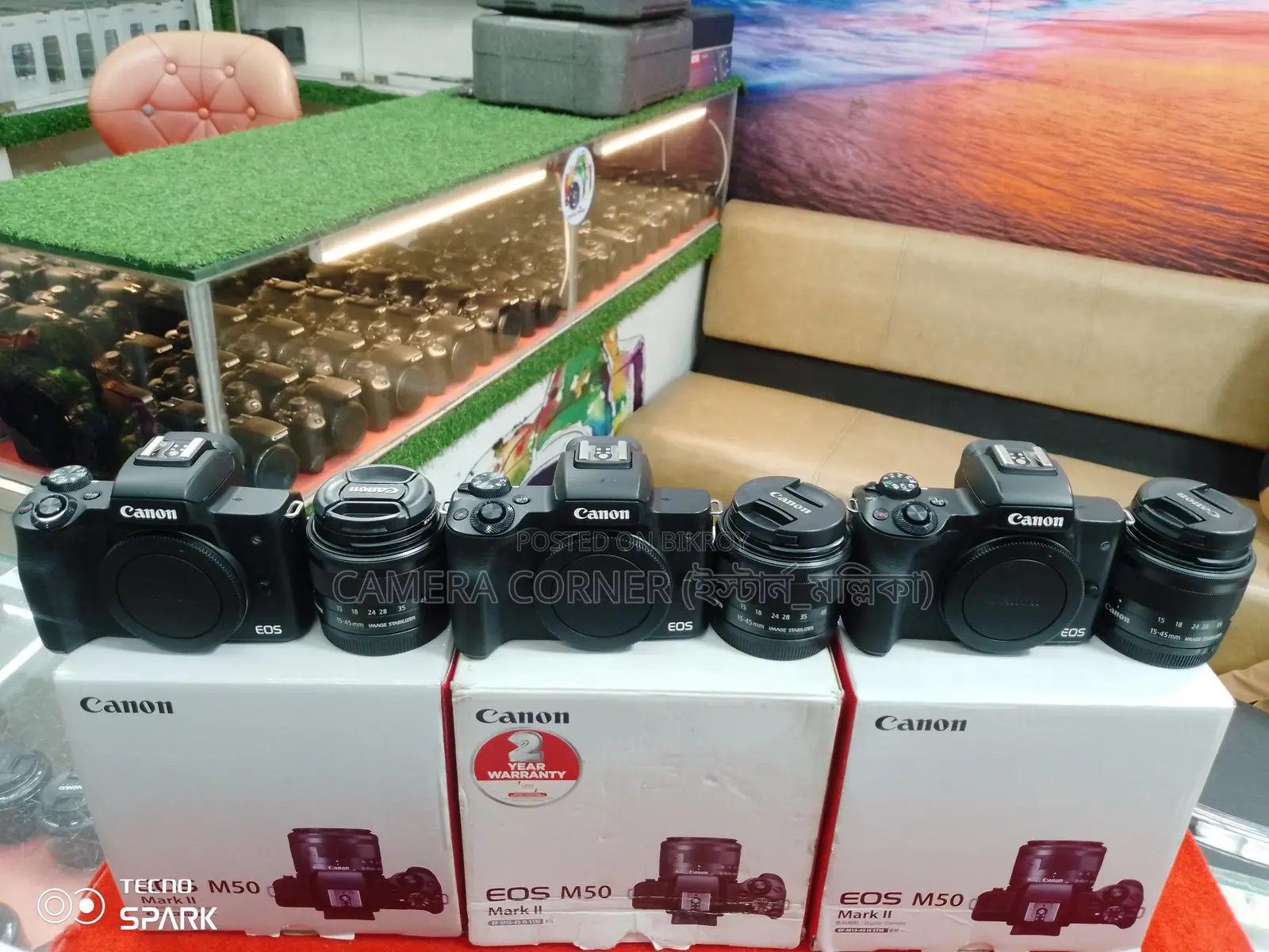 Canon M50 Mark 2 & 15-45mm Kit STM Lens