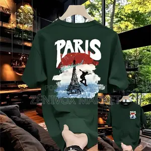 Premium Drop Shoulder T-shirt (Paris Print)
