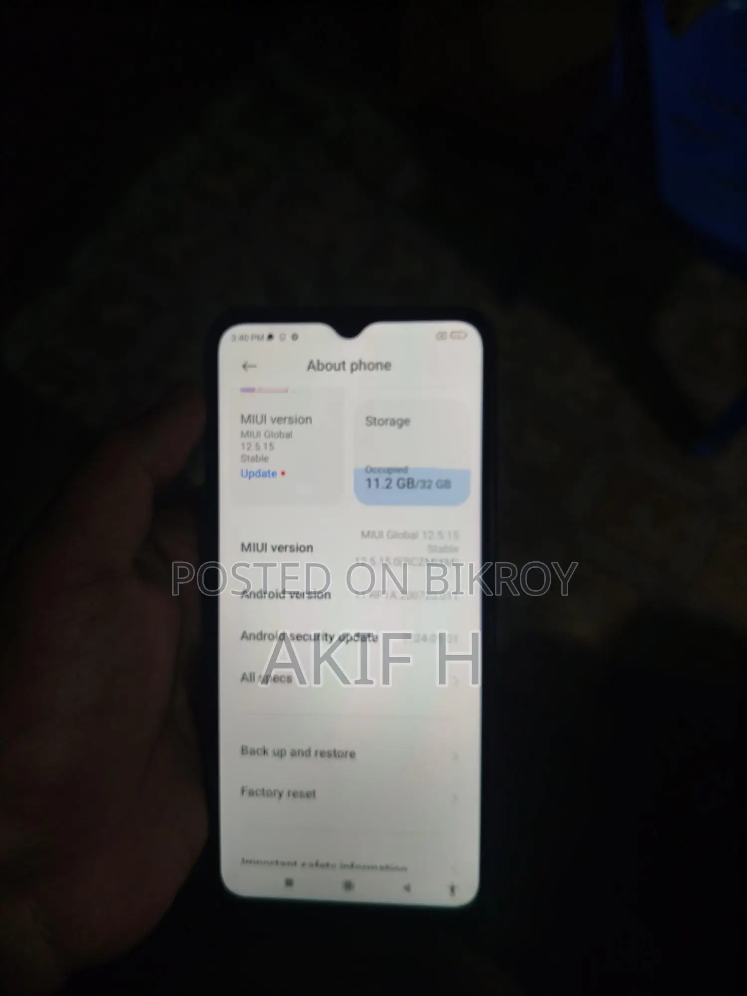 Xiaomi Redmi 10A . (Used)