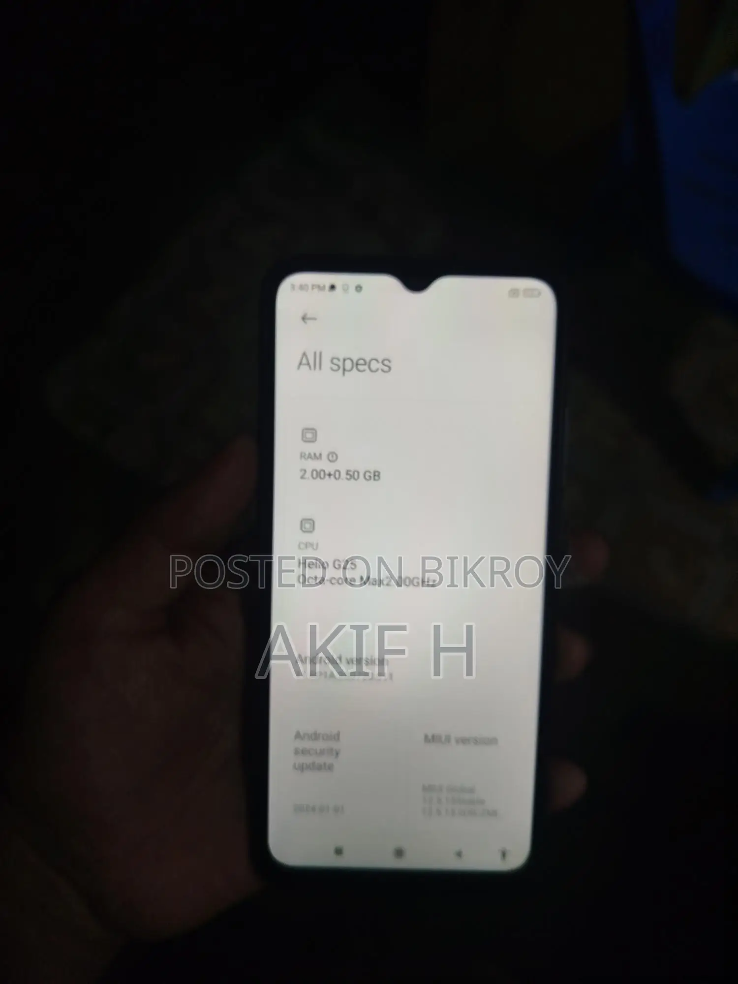 Xiaomi Redmi 10A . (Used)
