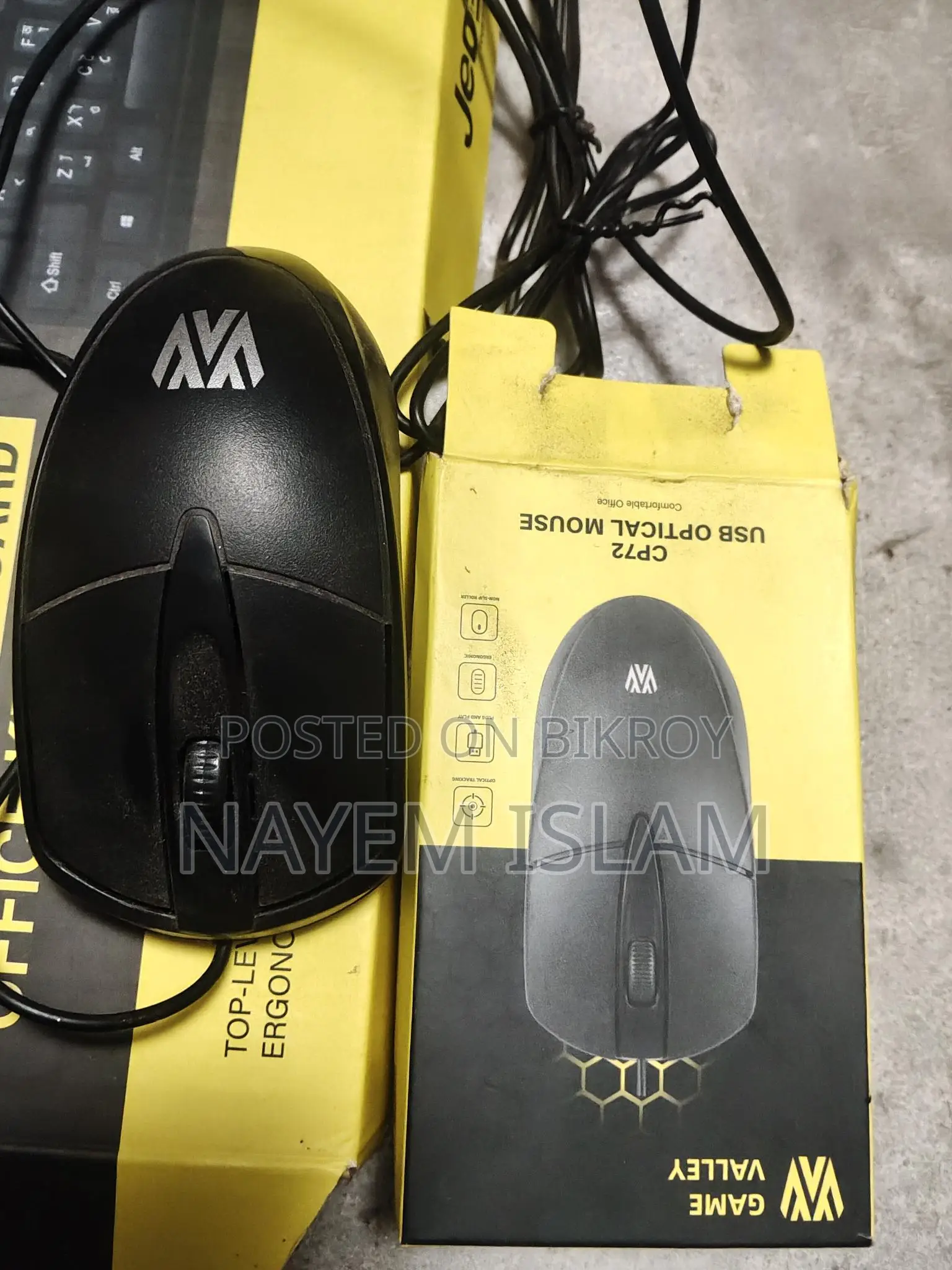 Keyboard + mouse and usb hub pendribe