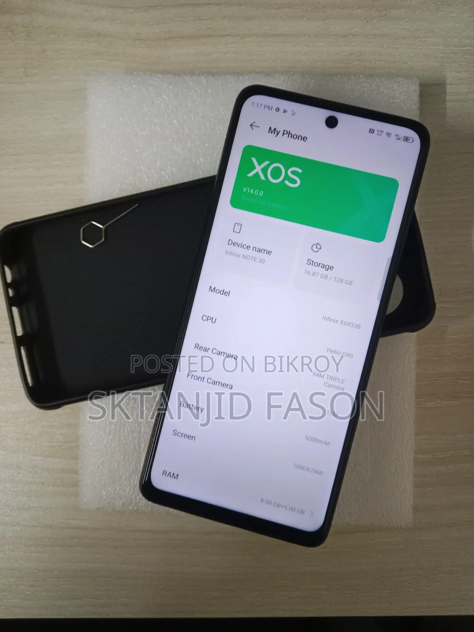 Infinix Note 30 128 GB Black