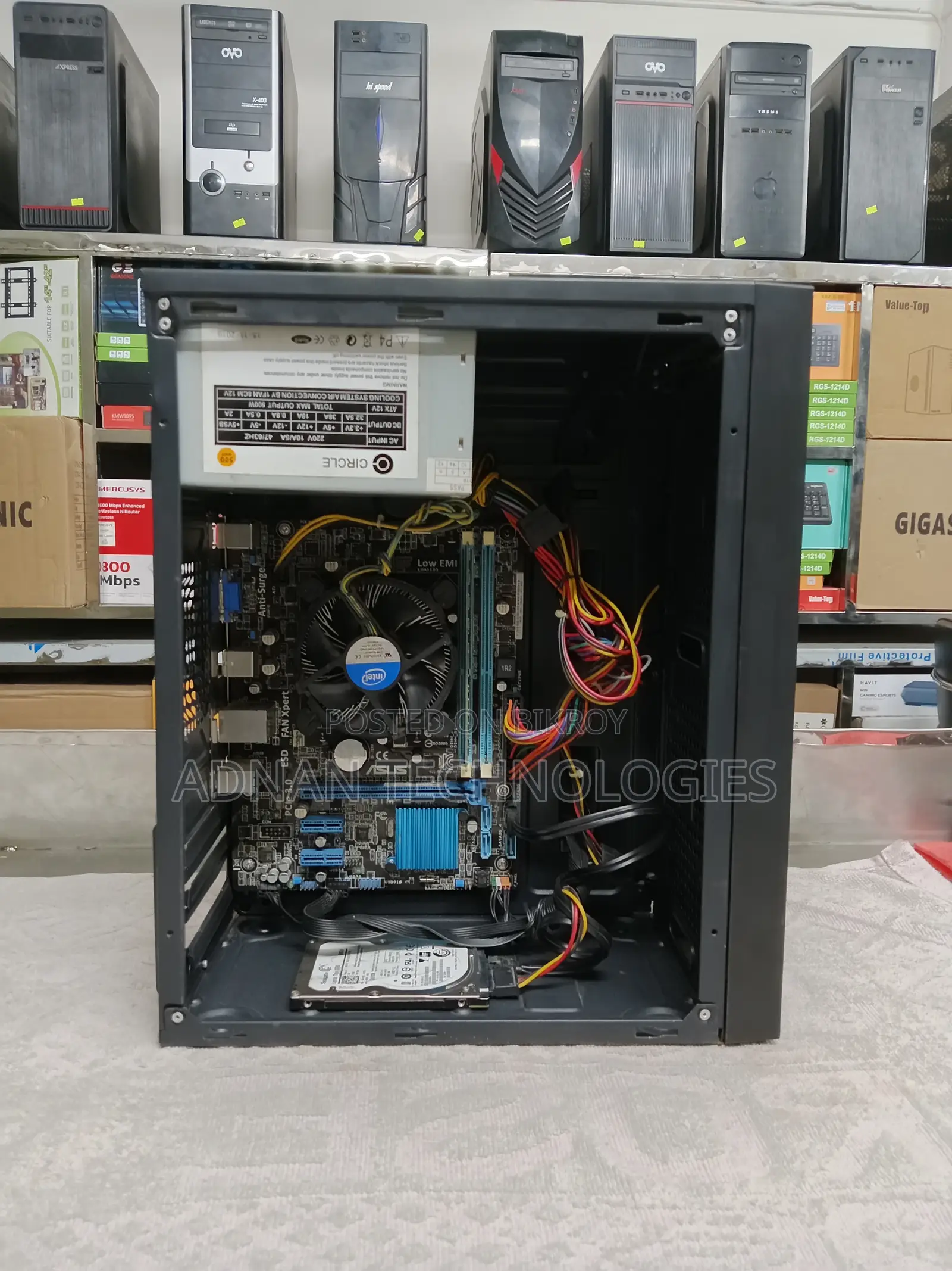 Intel Core I3 (3rd Gen) ডেস্কটপ পিসি 500gb Hdd, 500w Psu, 4gb Ram