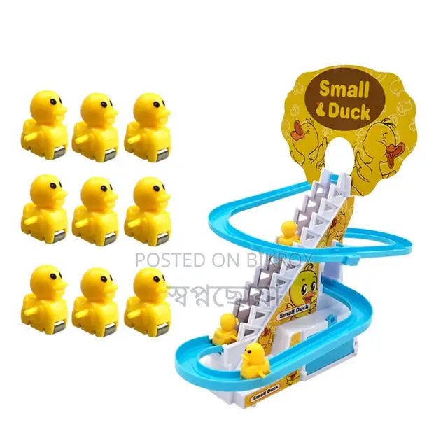 Electric Small Duck Climbing Stairs Toy