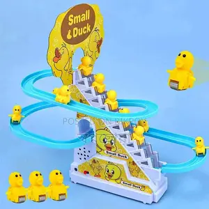 Electric Small Duck Climbing Stairs Toy