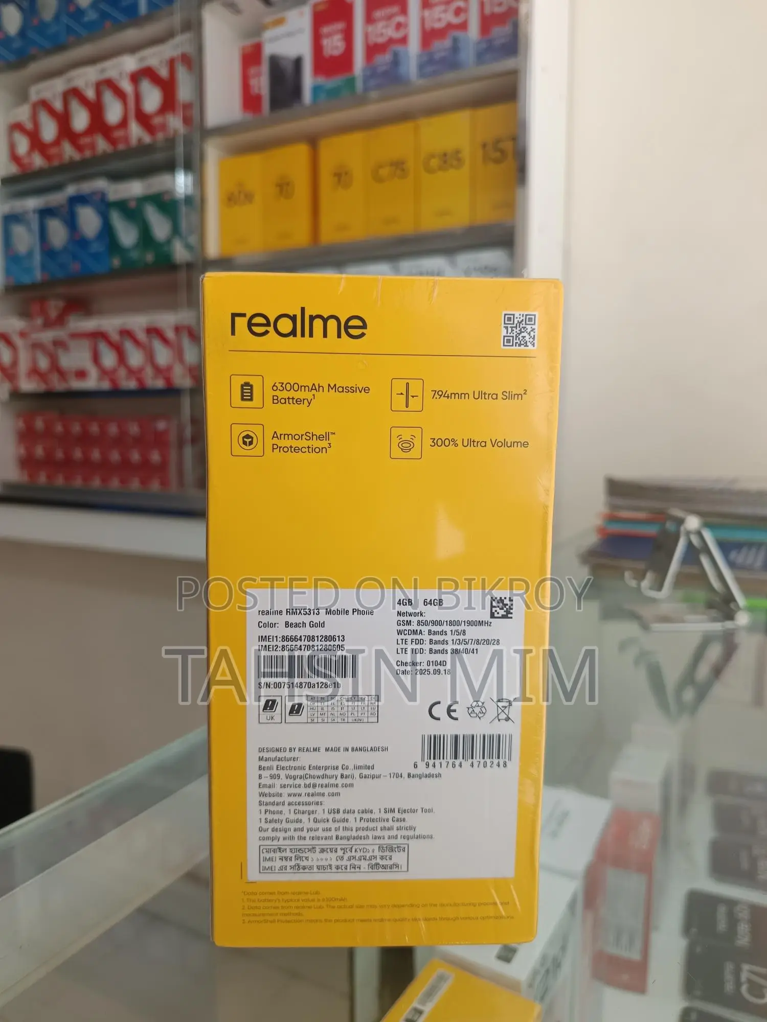 Realme Note 70 4/64 official (Brand New)