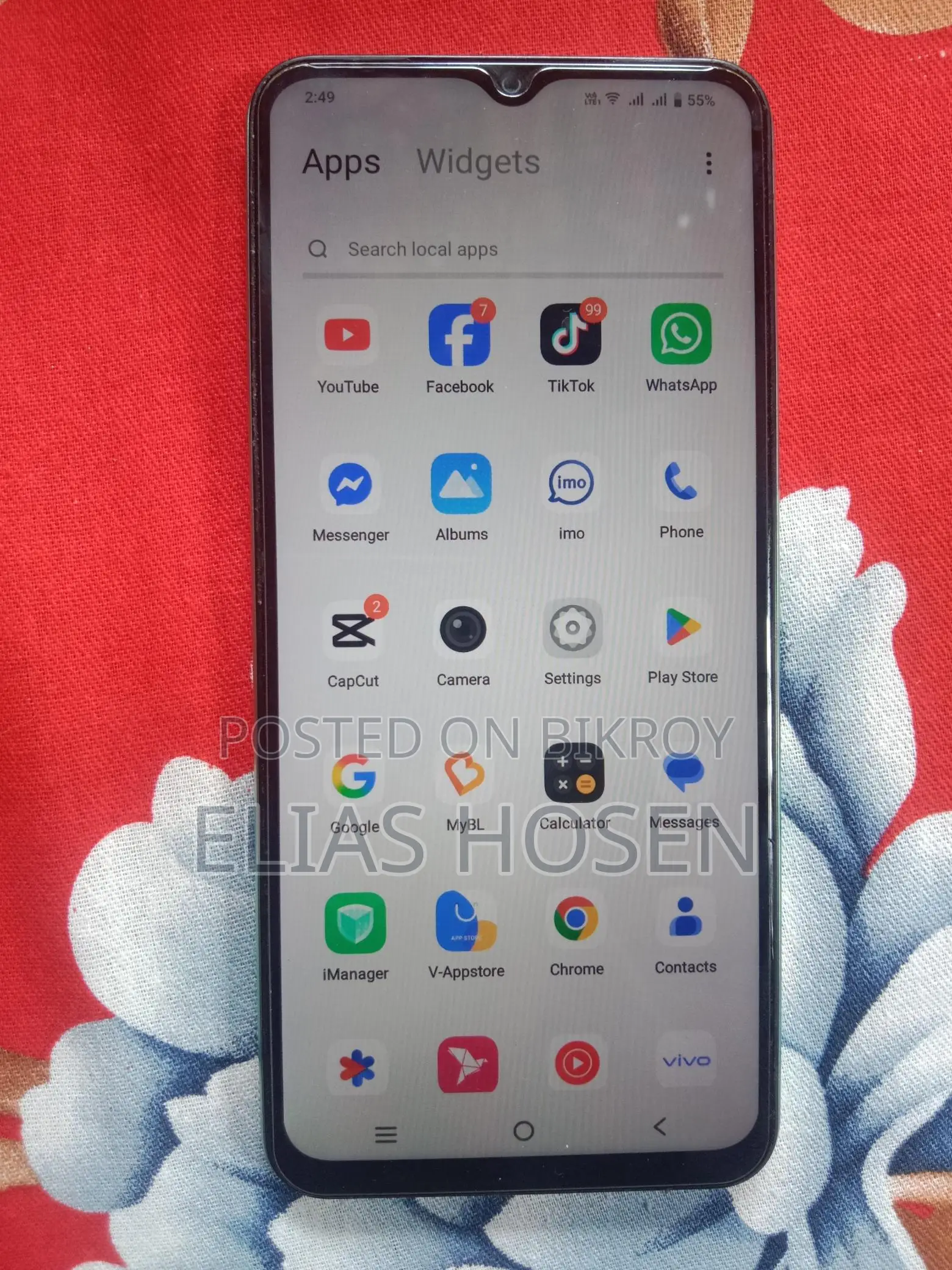 Vivo Y03 . (Used)