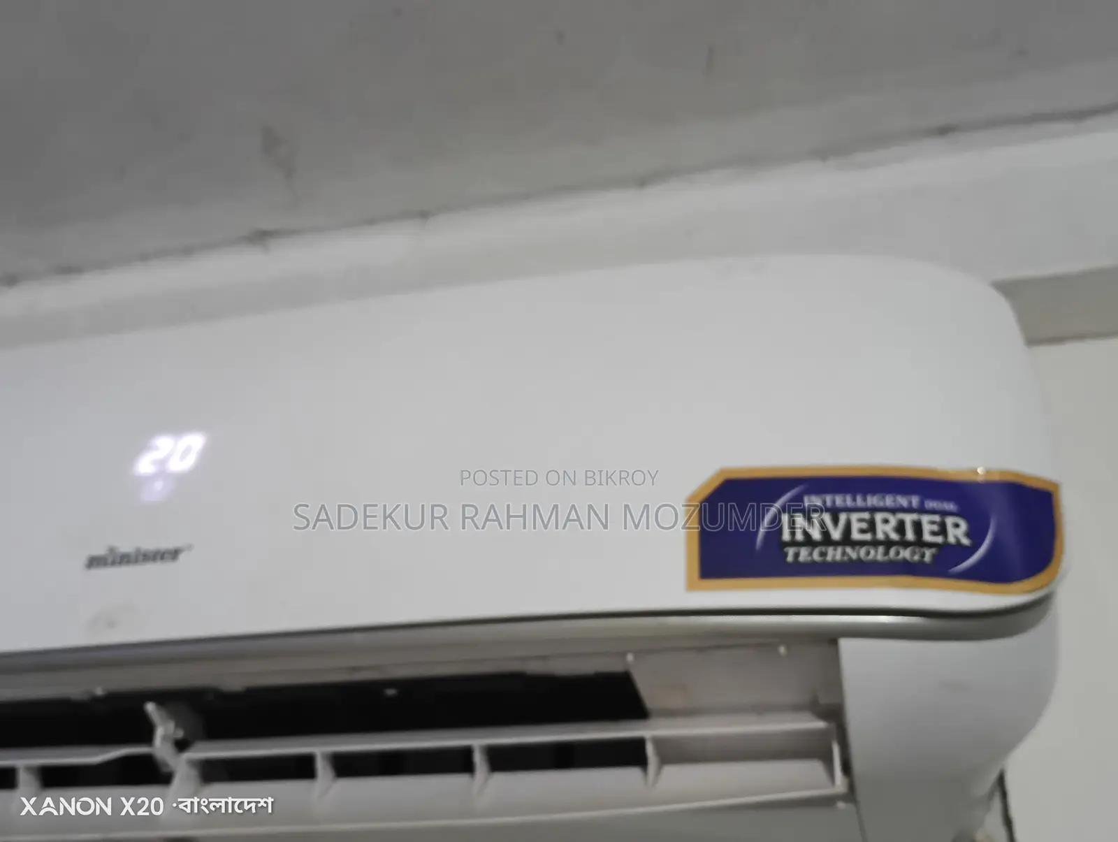 Offer! Minister 1.5 Ton Dual Inverter AC (Like New)