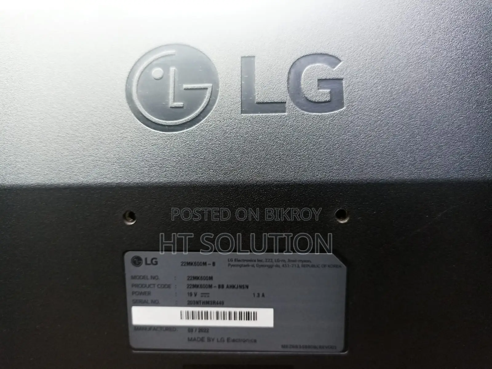 LG 22" Monitor | Best Offer Price