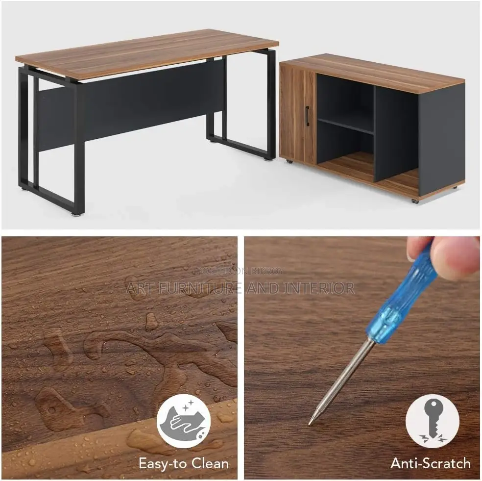 Mild Steel Office Table - 265