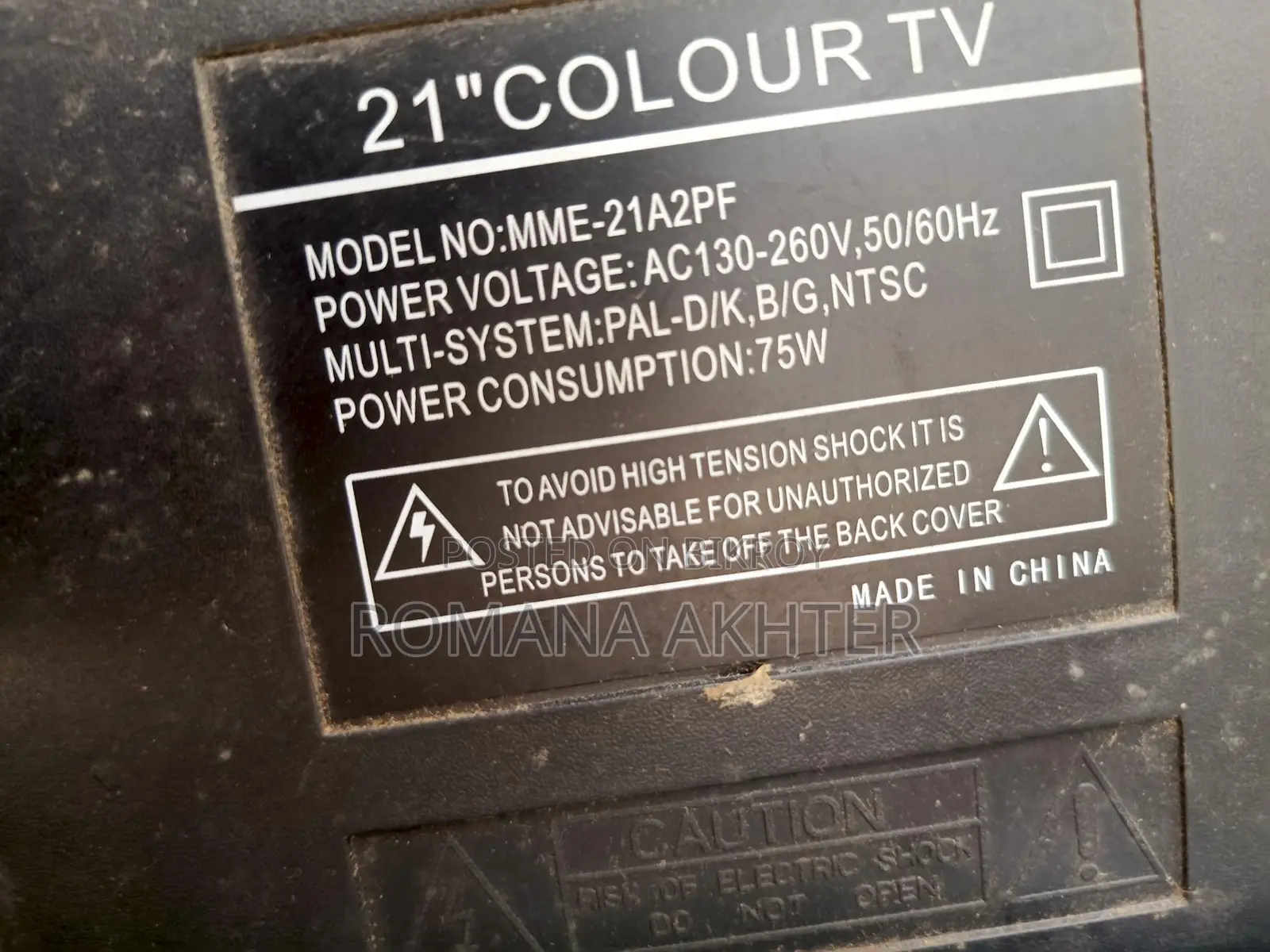 Selling TV (Defective, but repairable)