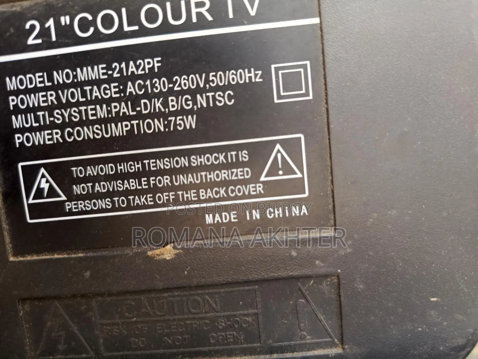 Selling TV (Defective, but repairable)