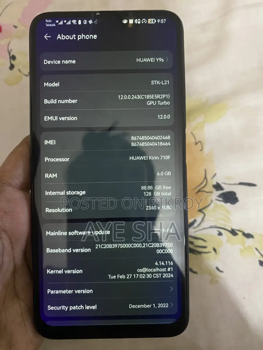 Huawei Y9 (Used)