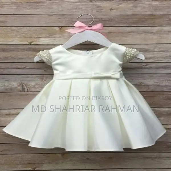 Baby Hand Work Dress (White Collection)