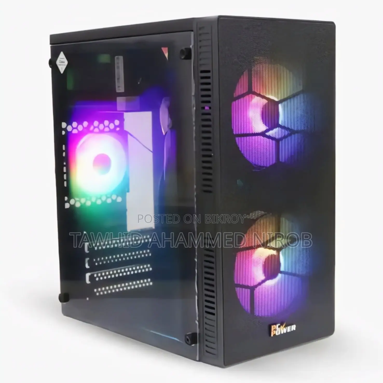 Pc Power X2601 Bk Spider Web Mesh Matx Casing