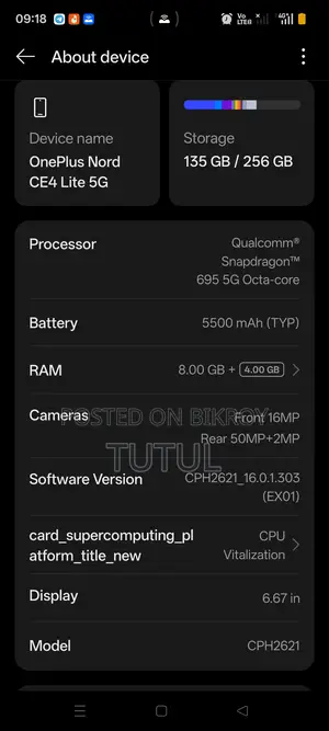 OnePlus Nord CE4 Lite 5G (Used)