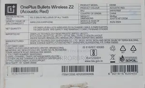 Oneplus Wireless Bullets Z2